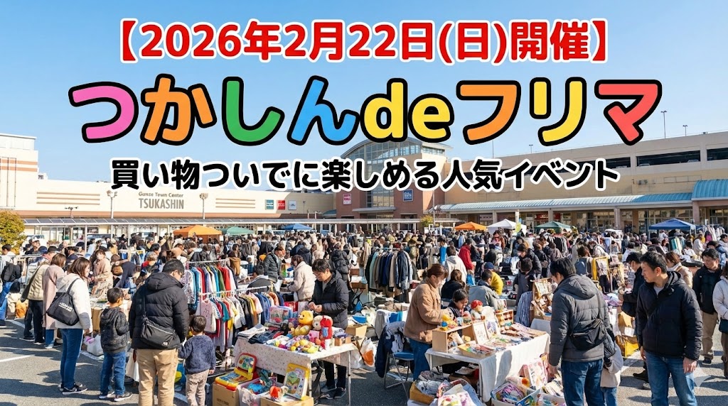 【2026年2月22日(日)開催】つかしんdeフリマ：買い物ついでに楽しめる人気イベント