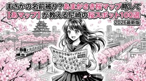 まさかの名前被り？あまがさき桜マップ略して【あマップ】が教える尼崎の桜スポット100選