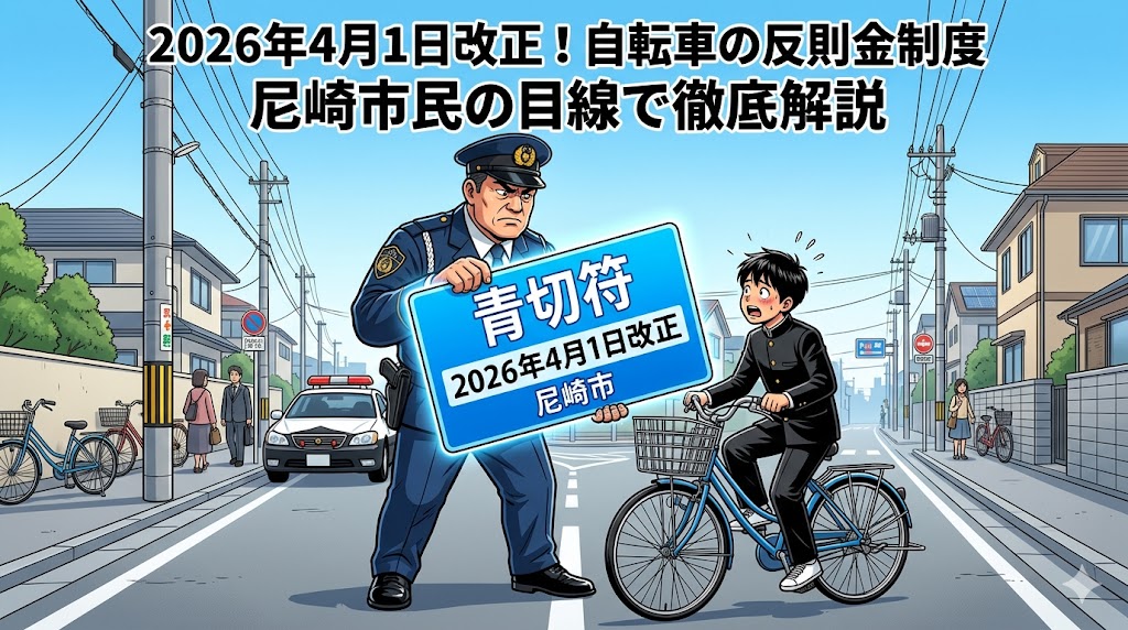 2026年4月1日改正！自転車の反則金制度を尼崎市民の目線で徹底解説
